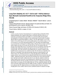 First page of Long-Term Stability of a 13.7 ? 30.5-m (45 ? 100-ft) Undercut Span Beneath Cemented Rockfill at the Turquoise Ridge Mine, Nevada
