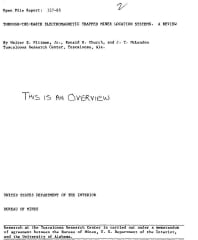 Image of publication Through-the-earth Electromagnetic Trapped Miner Location Systems. A Review