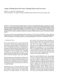 Image of publication Origin of Mining-Induced Fractures Through Macroscale Distortion