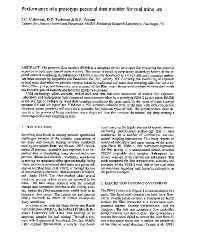 Image of publication Performance of a Prototype Personal Dust Monitor for Coal Mine Use