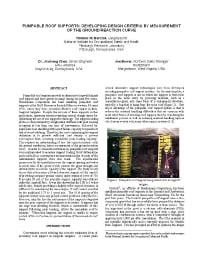 Image of publication Pumpable Roof Supports: Developing Design Criteria by Measurement of the Ground Reaction Curve