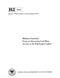 Image of publication Methane Emissions from an Advancing Coal Mine Section in the Pittsburgh Coalbed