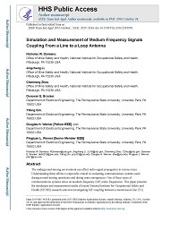 Cover Image of Simulation and Measurement of Medium-Frequency Signals Coupling From a Line to a Loop Antenna