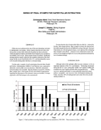 Image of publication Sizing of Final Stumps for Safer Pillar Extraction