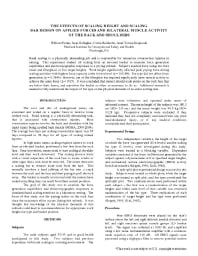 Image of publication The Effects of Scaling Height and Scaling Bar Design on Applied Forces and Bilateral Muscle Activity of the Back and Shoulders