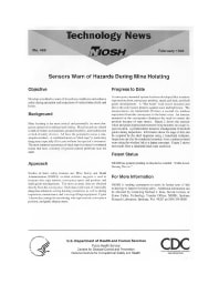 Image of publication Technology News 469 - Sensors Warn of Hazards During Mine Hoisting