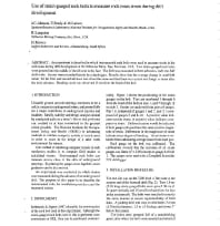 Image of publication Use of Strain-Gauged Rock Bolts to Measure Rock Mass Strain During Drift Development