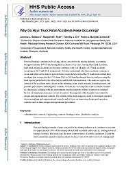 First page of Why Do Haul Truck Fatal Accidents Keep Occurring?