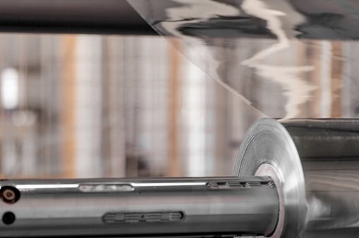 Production workshop of polypropylene and polyethylene.