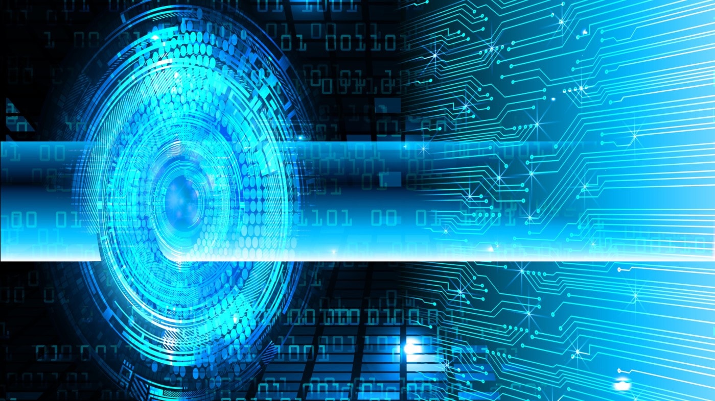 data funnel matrix digital data being funneled