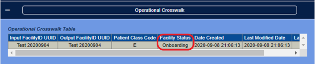 Operational Crosswalk is Onboarding Operational Crosswalk is Onboarding