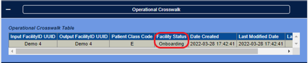Operational Crosswalk Onboarding Operational Crosswalk Onboarding