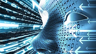 01 image of face with binary digital overlay