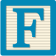 Letter F Block