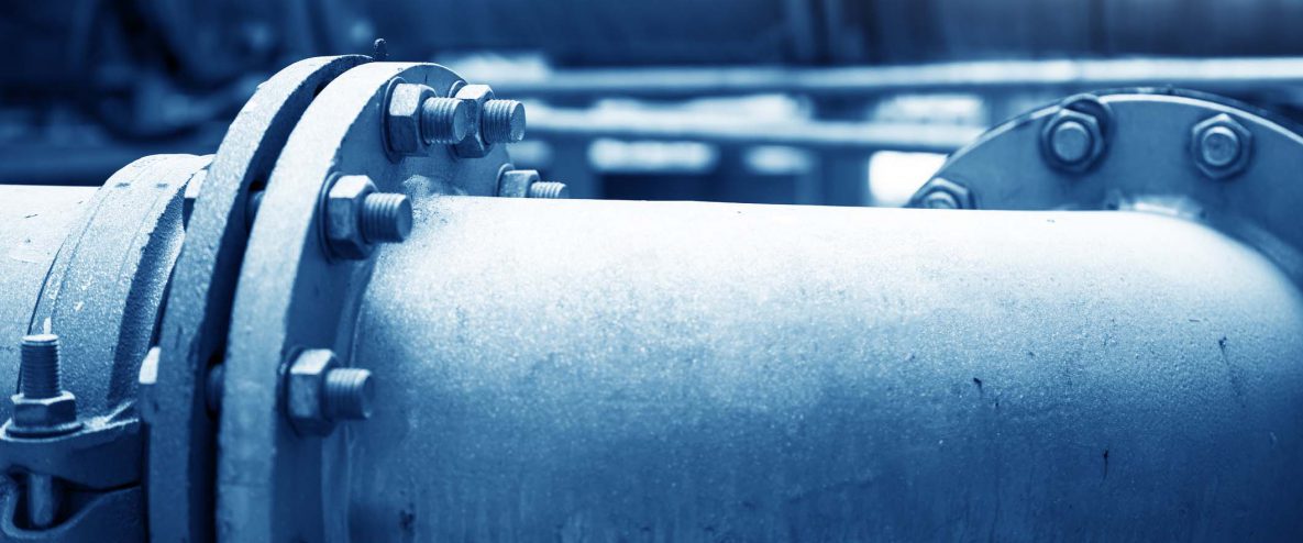 Water Pipeline in Water Treatment Plant