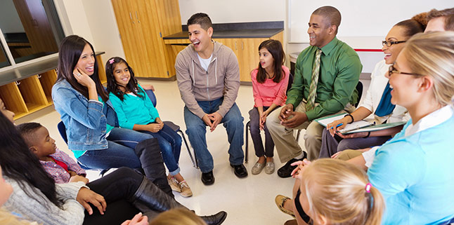 Parent child meeting