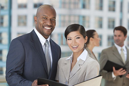 equal-employment-opportunity a man and a woman holding a portfolio