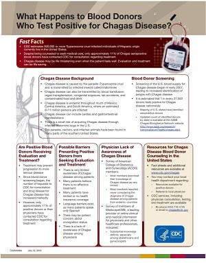 What Happens to Blood Donors Who Test Positive for Chagas Disease?