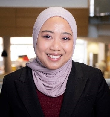 headshot of Prevention Effectiveness fellow Rany Octaria Prevention Effectiveness fellow Rany Octaria, female with headscarf covering her head and neck
