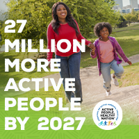 Active People Healthy Nation 27 million more active people by 2027, AA Mom and Child Active People Healthy Nation 27 million more active people by 2027, AA Mom and Child