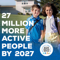 Active People Healthy Nation 27 million more active people by 2027, kids walking Active People Healthy Nation 27 million more active people by 2027, kids walking