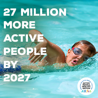 Active People Healthy Nation 27 million more active people by 2027, White boy swimming Active People Healthy Nation 27 million more active people by 2027, White boy swimming