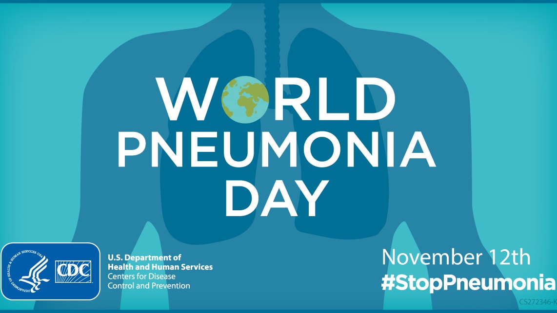 World Pneumonia Day Graphic for World Pneumonia Day on November 12th. #StopPneumonia