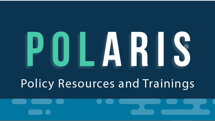 resources trainings Policy Resources and Training section banner with ocean graphic and blue background