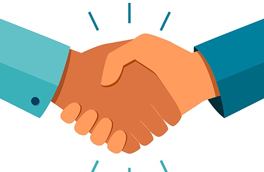 Public-Private Partnerships two hands holding