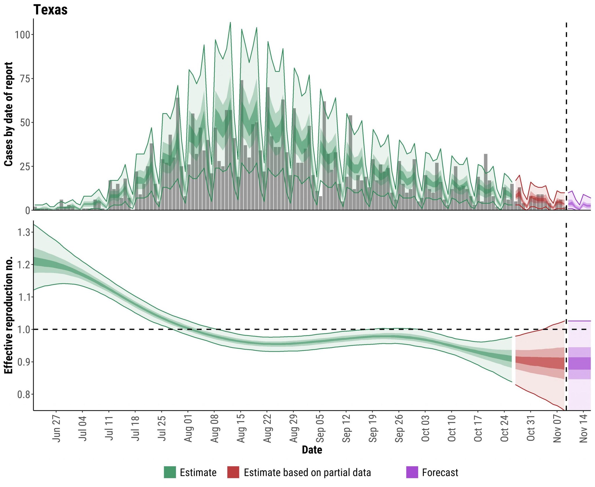 Texas Data and Graphs