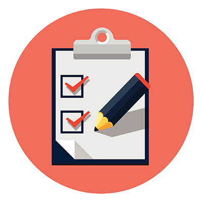 Icon of a checklist