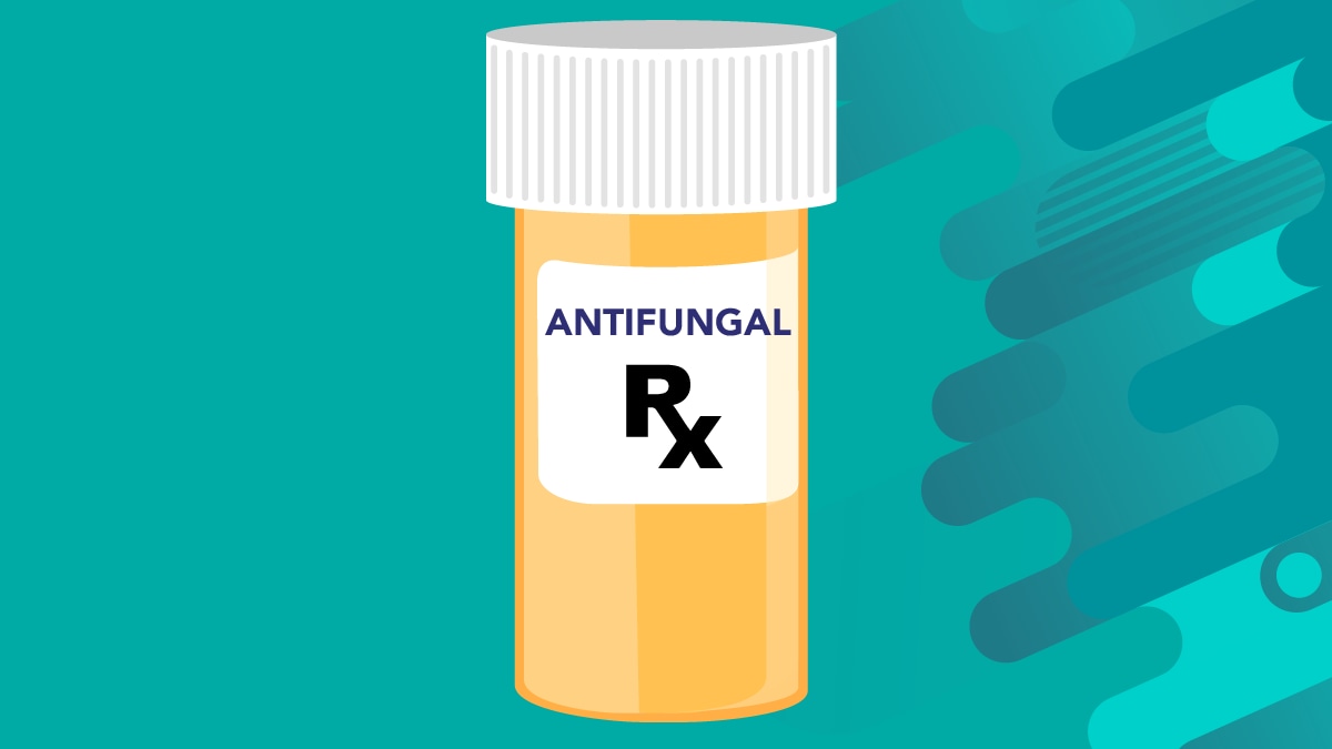 Antifungal treatment Prescription bottle