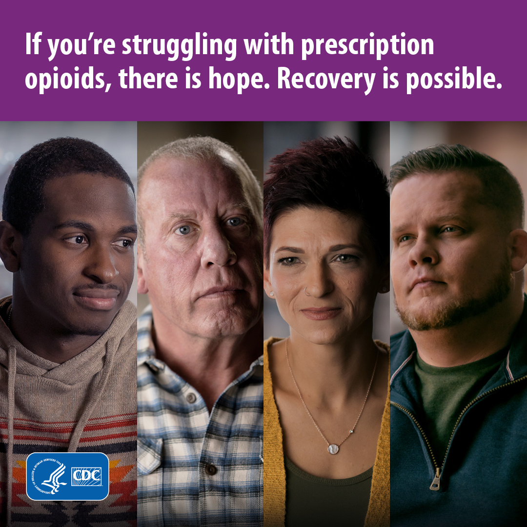 If you're struggling with prescription opioids, there is hope. Recovery is possible.