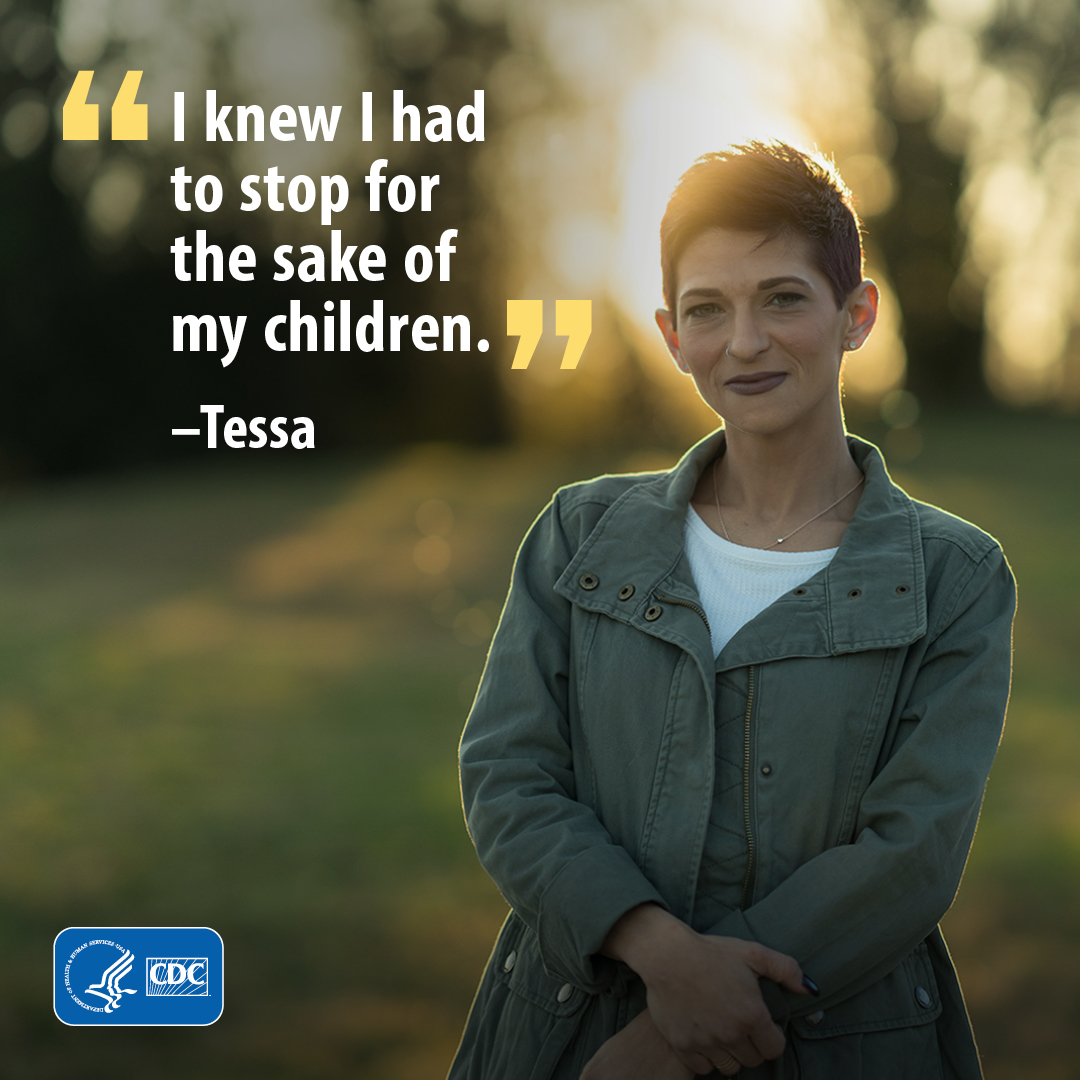 I knew I had to stop for the sake of my children.