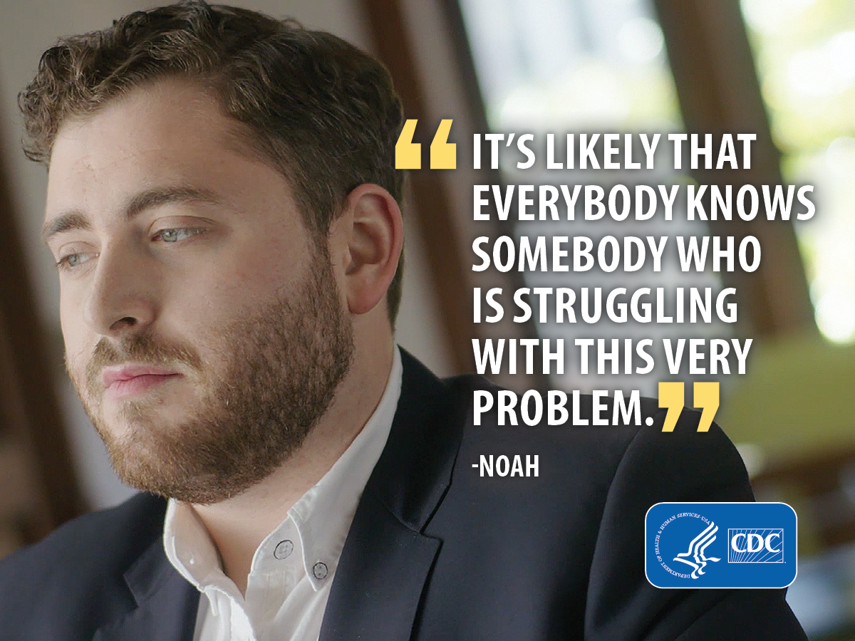 It's likely that everybody knows somebody who is struggling with this very problem. -Noah
