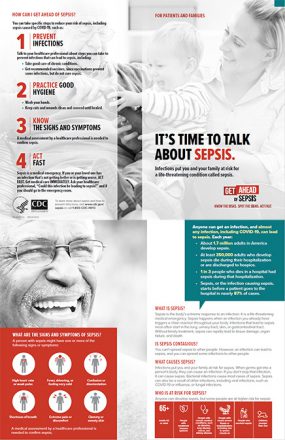 Its Time to Talk About Sepsis brochure