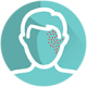 graphic-styled-head Styled graphic showing head with shingles