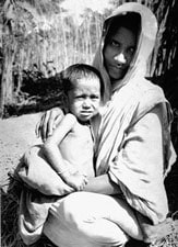 rahima-banu.jpg Three-year-old Rahima Banu with her mother in Bangladesh. Rahima was the last known person to have had naturally acquired smallpox in the world. An 8-year-old girl named Bilkisunnessa reported the case to the local Smallpox Eradication Program team and received a 250 Taka reward. Source: CDC/World Health Organization; Stanley O. Foster M.D., M.P.H.