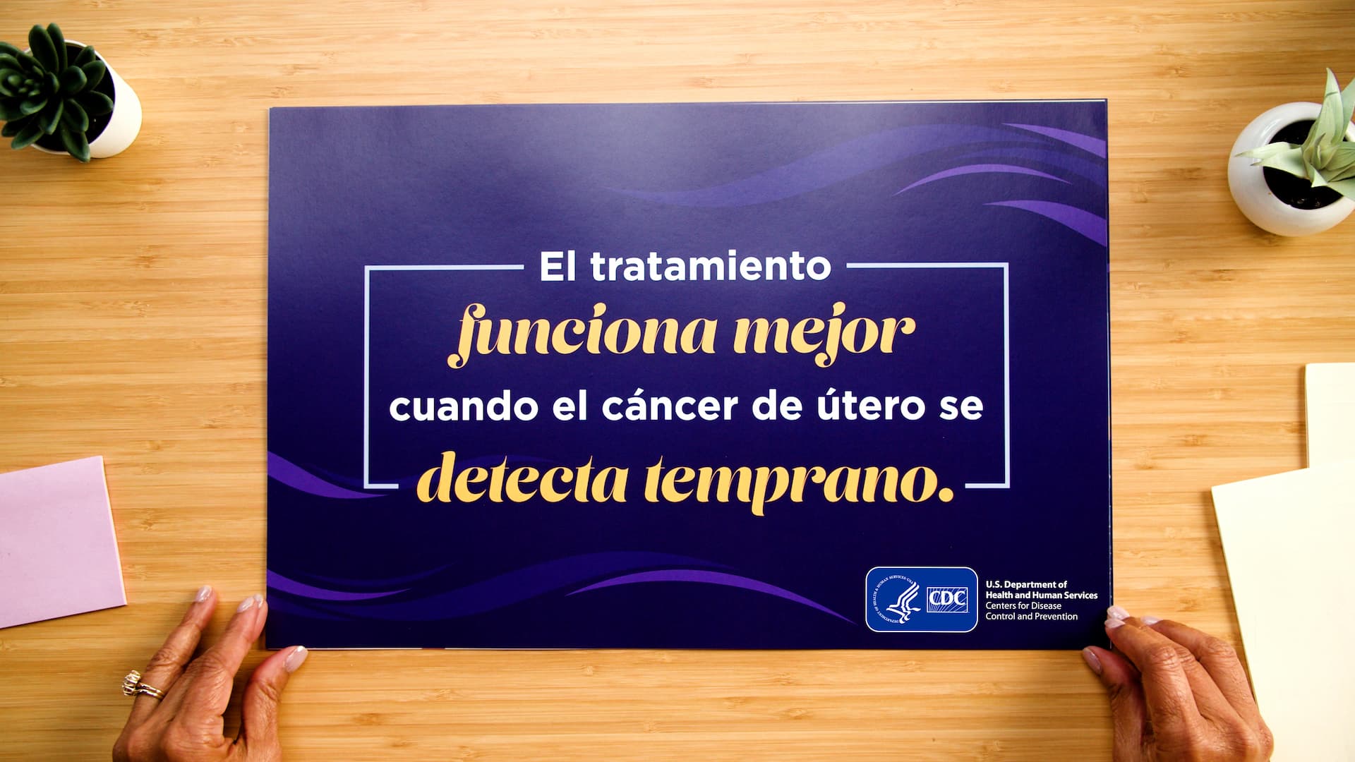 El tratamiento funciona mejor cuando el cáncer de útero se detecta temprano.