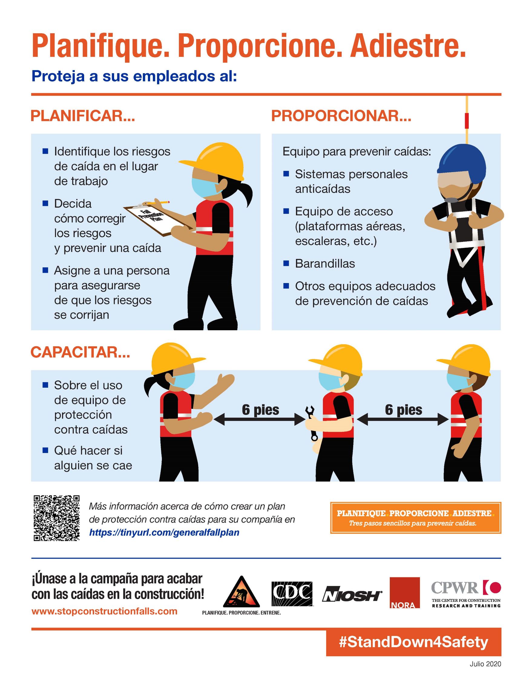 Planifique. Proporcione. Adiestre.