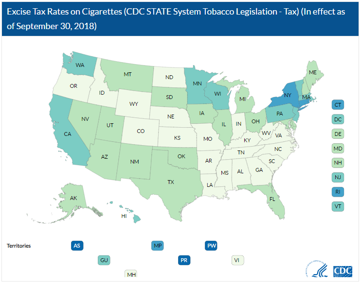 Interactive Map - Excise Tax