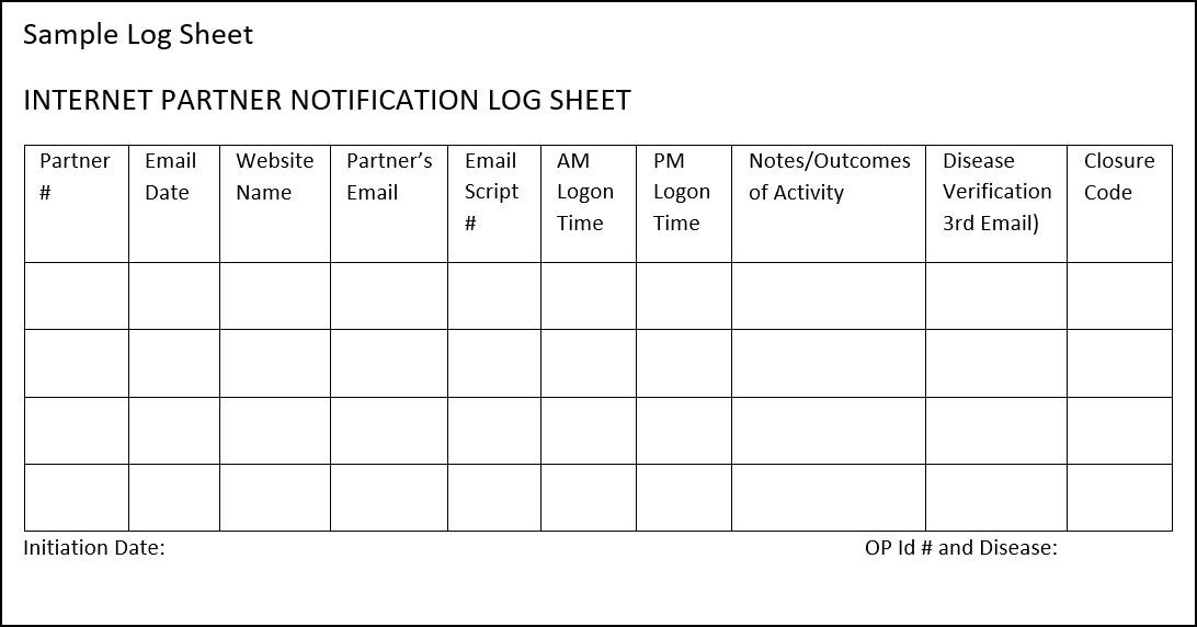 5sampleLogSheet.png A sample log sheet.