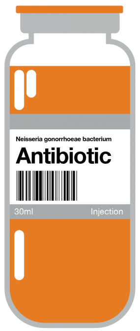 Graphic of Antibiotic Vial