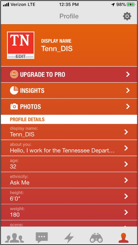 healthTN screen capture