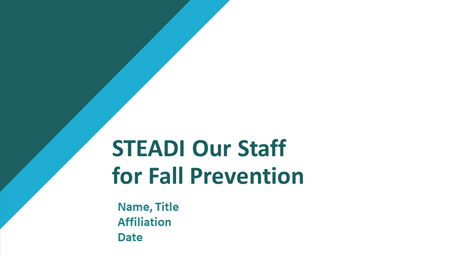 Trainer slide deck