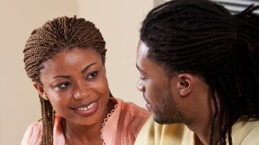 couple conversation photo of couple in conversation