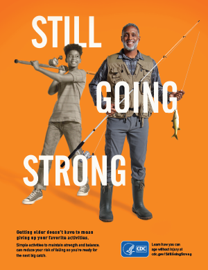 older man with his younger self fishing