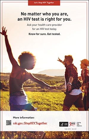 No Matter Who You Are, an HIV Test Is Right For You (Poster)