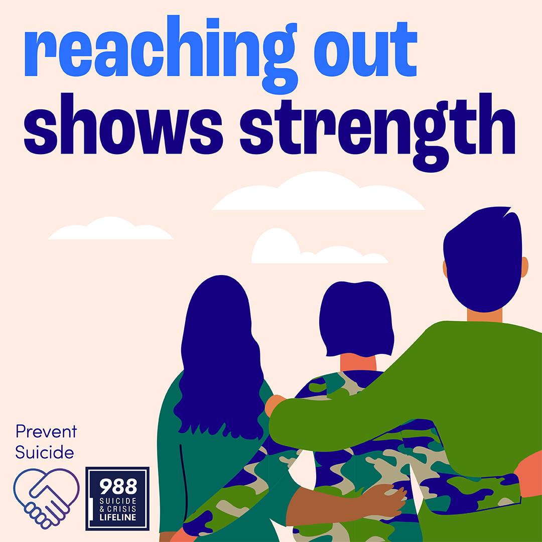 Reaching out shows strength