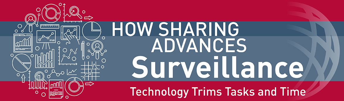 How sharing advances surveillance, technology trims tasks and time